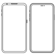 Iphone Vector Outline