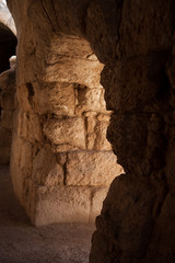 Roman ruins of a doorway