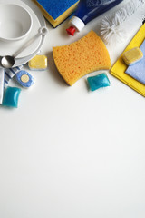 Dish washing supplies and kitchen cleaning
