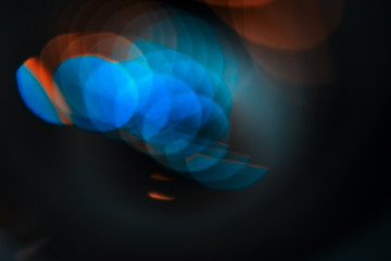 Multicolored abstract round highlights