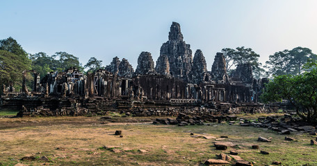 Fototapeta na wymiar Angkor Wat Cambodia most popular tourist attractions.