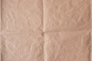 Brown texture crumpled packaging craft recycled paper