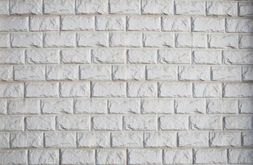 White brick wall texture