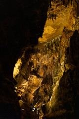 Abstract stone cave background