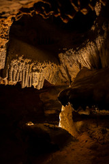 Abstract stone cave background