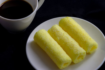 Dessert set take photo  in studio