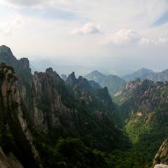 China Huangshan Gelbe Berge