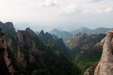Fototapeta na wymiar China Huangshan Gelbe Berge
