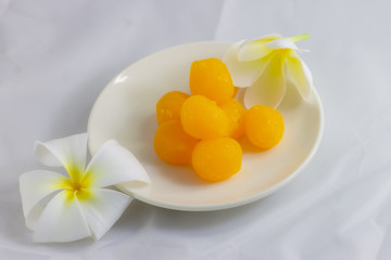 Dessert set take photo  in studio