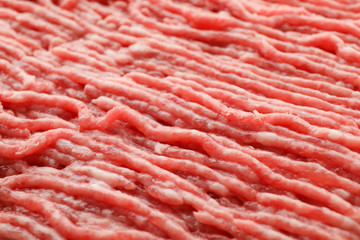Tasty minced meat texture background, close up