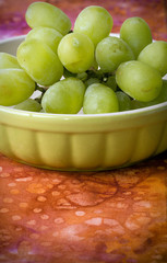 Green grapes