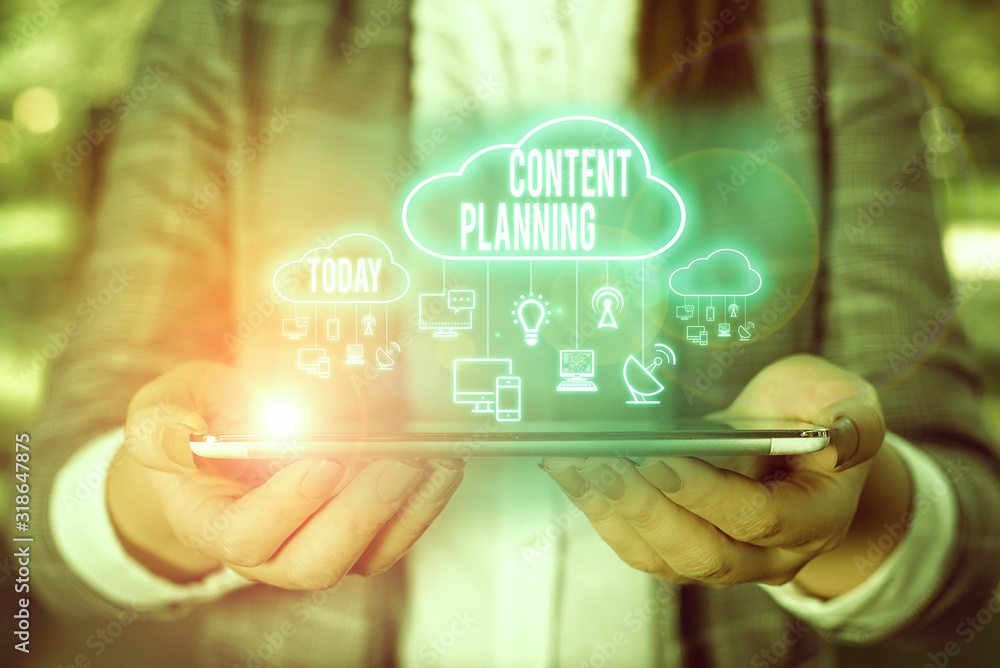 Poster handwriting text writing content planning. conceptual photo establish a fluid workflow around the cr