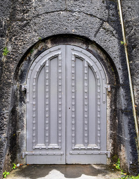Ancient castle door