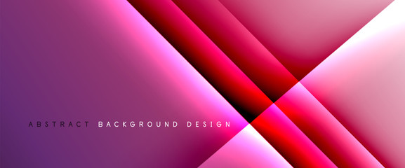 Obraz premium Trendy simple fluid color gradient abstract background with dynamic straight shadow line effect. Vector Illustration For Wallpaper, Banner, Background, Card, Book Illustration, landing page