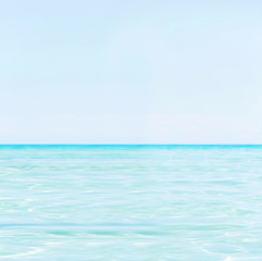 Obraz premium Beautiful beach at summer. Exotics resort: sea and sky. Traveling and recreation.