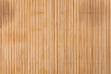 Background texture of a light bamboo Mat