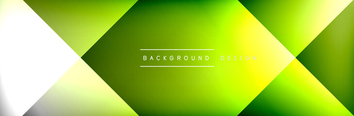 Obraz premium Abstract background - squares and lines composition created with lights and shadows. Technology or business digital template