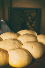 Fresh Italian pizza dough