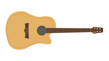 Acoustic Guitar - Vector Graphic - Illustrator ai