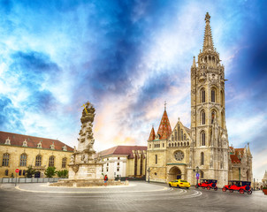 Naklejka na ściany i meble Amazing Matthias Church in Budapest, Hungary.