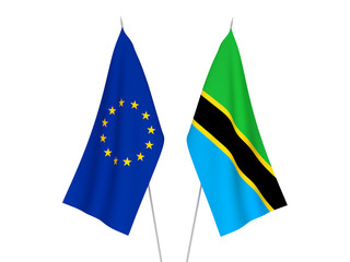 European Union and Tanzania flags