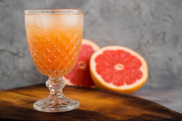 freshly squeezed grapefruit juice.