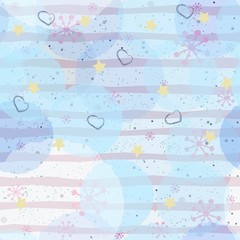 Cute Winter Pattern on subtle Background