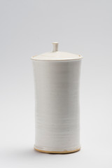 Ceramic pot, kitchen container, handmade