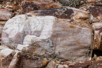 Large Rose Quartz Boulder
