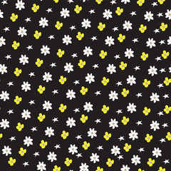 Fashionable pattern in small flowers. 