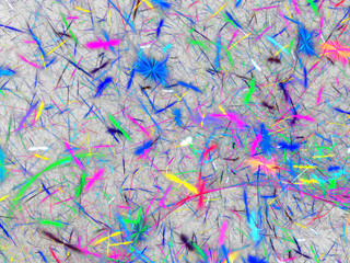 rainbow abstract fractal background 3d rendering illustration