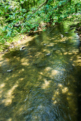 Iza river in Sighetul Marmatiei, Maramures county, Romania.