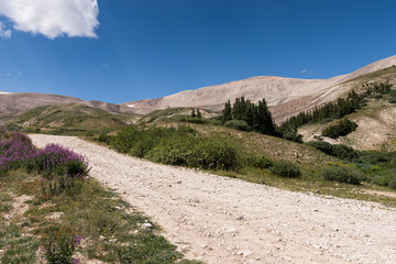 Mount Sherman is located in Lake County and is part of the Mosquito Range in Pike National Forest, Colorado
