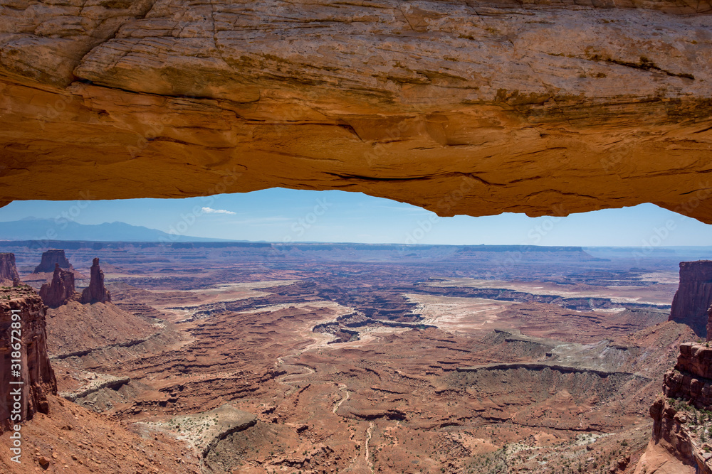 Wall mural canyonlands national park panoramic landscape, utah usa