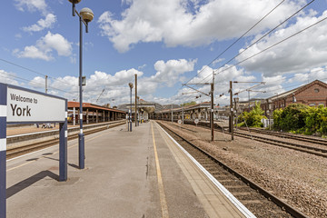 Classic view of a railway station.
