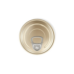 Tin can, mock-up. Vector template eps10. Realistic design.