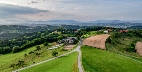 Fototapeta na wymiar Panorama in Styria / Austria