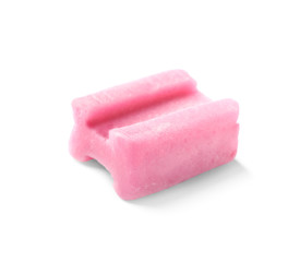 Chewing gum on white background