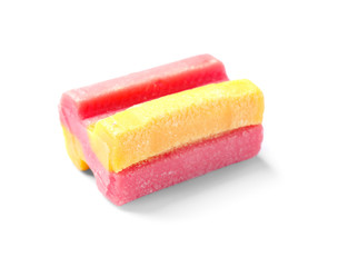 Chewing gum on white background