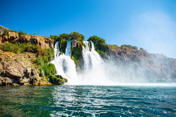 Waterfall near the sea