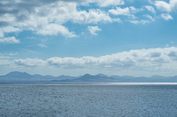 Seascape on island Lanzarote, Canary Islands