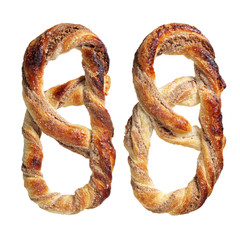 Pretzels with sugar