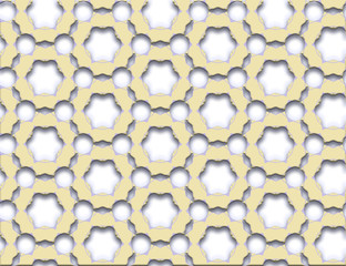 Elegant seamless pattern with blue intersecting lines on yellow backdrop. geometric pattern for wedding invitations, greeting cards, ceramics, scrapbooking, print, gift wrap, manufacturing