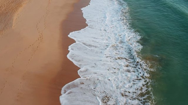 Aerial view of Praia dos Salgados, Algarve, Portugal