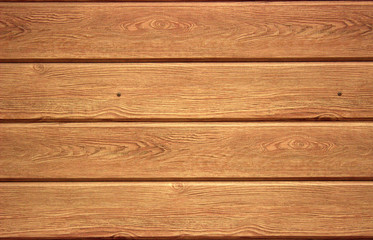 Obraz premium The wall is made of textured brown wooden planks. Nice background