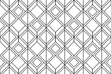 Fototapeta premium Vector seamless geometric pattern