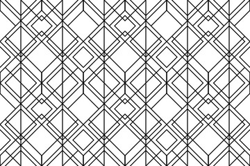 Fototapeta premium Vector seamless geometric pattern