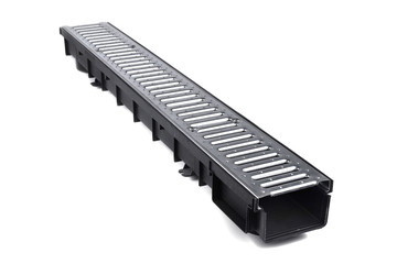 Drainage system accessories with stainless and pvc composite grid.