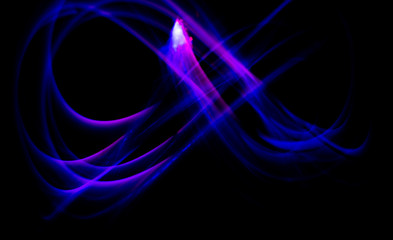 light, glare, trace, curve, line, night lights, abstraction, flash, glow