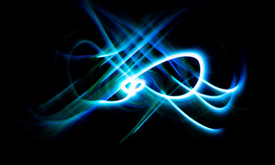 light, glare, trace, curve, line, night lights, abstraction, flash, glow